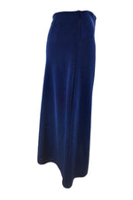 Load image into Gallery viewer, MISSONI M Navy Blue Metallic Midi Skirt (IT 40)-Missoni-The Freperie