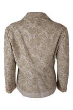 Load image into Gallery viewer, ALBERTA FERRETTI Cotton Embroidered Gold Jacket (14)-Alberta Ferretti-The Freperie