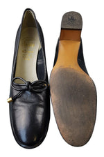 Load image into Gallery viewer, RANGONI Amalfi Black Mid Heel Court Shoes (8.5)-Rangoni-The Freperie