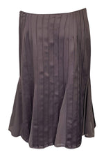 Load image into Gallery viewer, AMANDA WAKELEY Elements Grey Silk Pleated Skirt (UK 10)-Amanda Wakeley-The Freperie