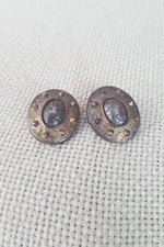 Load image into Gallery viewer, ANTIOCH 925 Sterling Silver Hammered Earrings-Antioch-The Freperie
