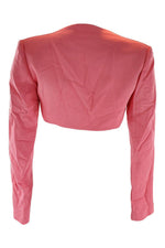 Load image into Gallery viewer, ANTONIO BERARDI Baby Pink Long Sleeved Bolero Jacket (40)-Antonio Berardi-The Freperie
