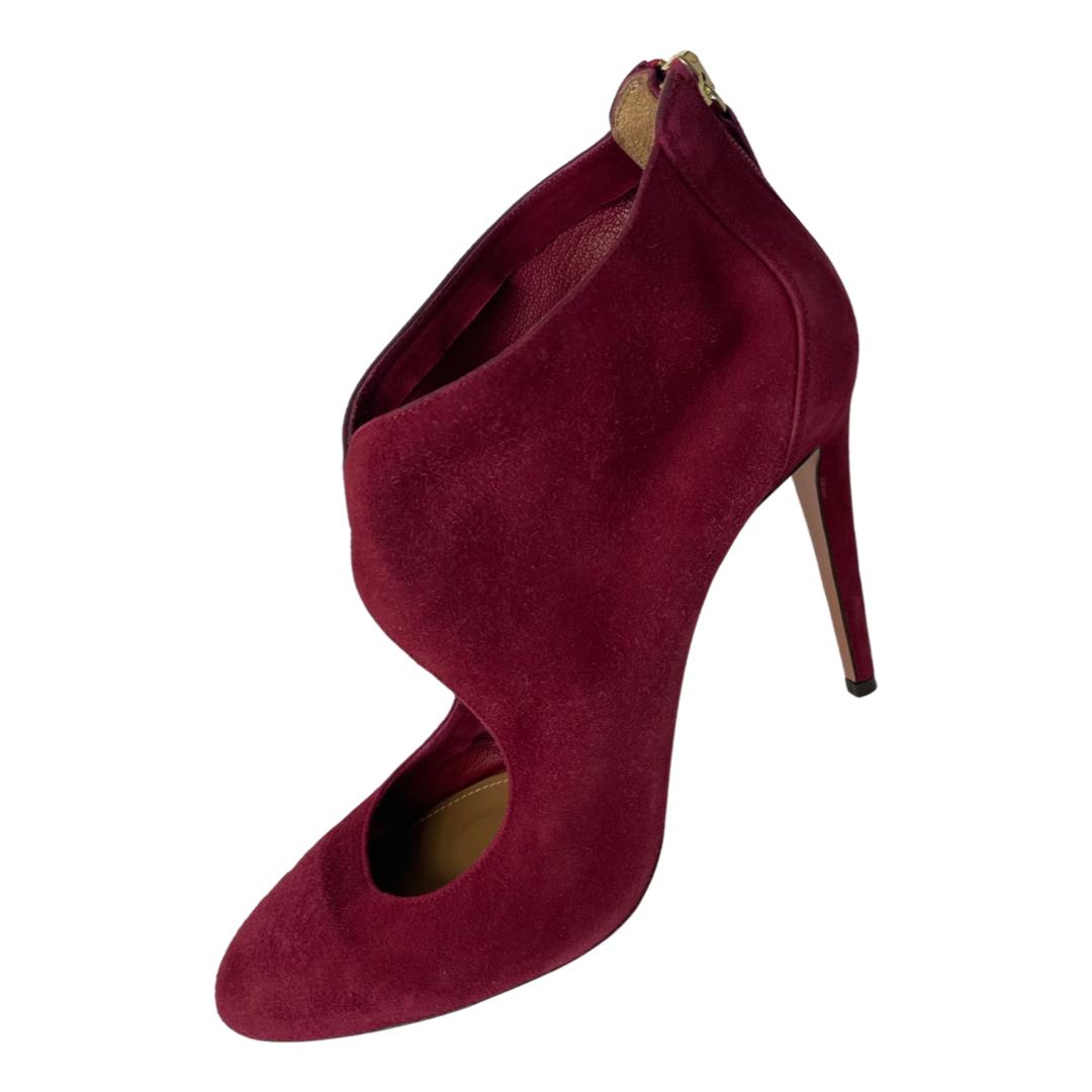 Wine ankle boots on sale uk