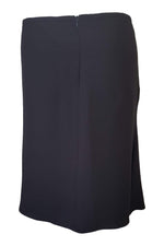 Load image into Gallery viewer, ARMANI Asymmetric Stitch Black Pencil Skirt (40)-Armani-The Freperie