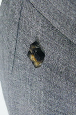 Load image into Gallery viewer, BALLANTYNE Grey Wool Blend Cropped Trousers (UK 8)-Ballantyne-The Freperie