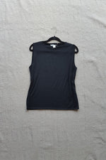 Load image into Gallery viewer, BAMFORD Black Wool Vest Top (M)-Bamford-The Freperie