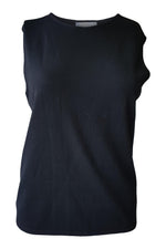 Load image into Gallery viewer, BAMFORD Black Wool Vest Top (M)-Bamford-The Freperie