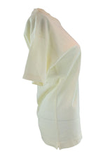 Load image into Gallery viewer, BROWNS Vintage Yellow Short Sleeved Cotton Tee Shirt Top (S)-Browns-The Freperie