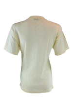 Load image into Gallery viewer, BROWNS Vintage Yellow Short Sleeved Cotton Tee Shirt Top (S)-Browns-The Freperie