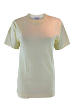 Load image into Gallery viewer, BROWNS Vintage Yellow Short Sleeved Cotton Tee Shirt Top (S)-Browns-The Freperie