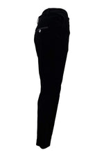 Load image into Gallery viewer, BURBERRY Black Velvet Boot Cut Trousers (UK 8)-Burberry-The Freperie