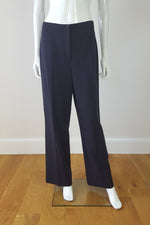 Load image into Gallery viewer, CAMBIO Petrol Blue Wide Leg Trousers (12)-Cambio-The Freperie
