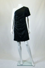 Load image into Gallery viewer, CATHERINE MALANDRINO One Shoulder Mini Dress (UK 10)-Catherine Malandrino-The Freperie
