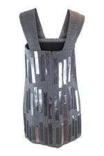 Load image into Gallery viewer, CHLOE 100% Wool Silk Lined Cowl Neck Mini Dress (T 38)-Chloe-The Freperie