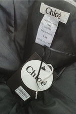 Load image into Gallery viewer, CHLOE 100% Wool Silk Lined Cowl Neck Mini Dress (T 38)-Chloe-The Freperie