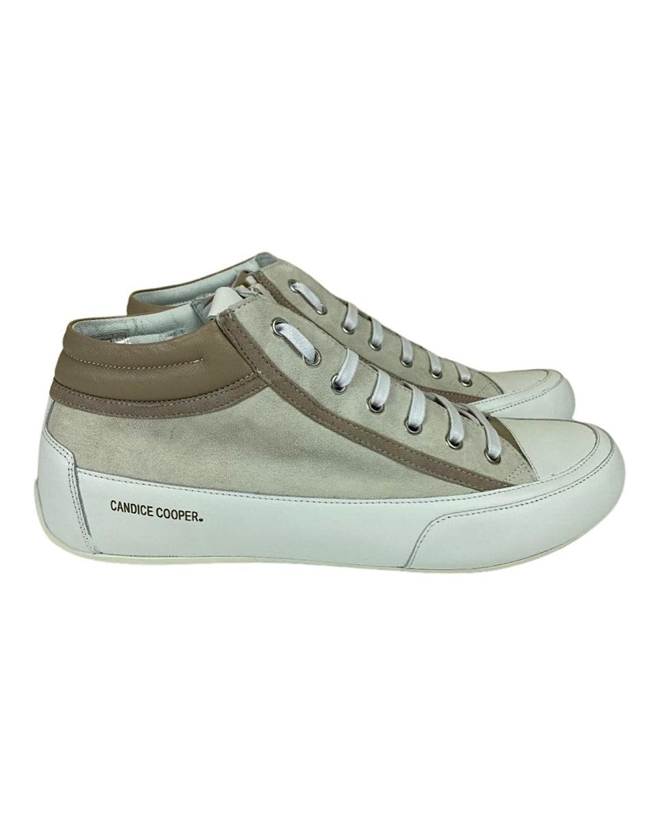 Candice Cooper Denver Beige High Top Trainers EU 41 UK 7 The