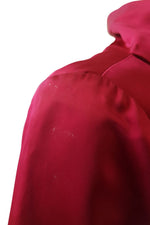 Load image into Gallery viewer, DANIEL MAIGRON Vintage Red Silk Bolero Jacket (IT 38)-Daniel Maigron-The Freperie