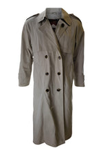 Load image into Gallery viewer, DAVID BARRY Vintage Classic Cream Double Breasted Trench Coat (10)-David Barry-The Freperie
