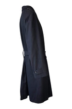 Load image into Gallery viewer, DOLCE & GABBANA Black Cotton Blend Belted Mac (54)-Dolce & Gabbana-The Freperie