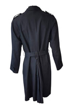 Load image into Gallery viewer, DOLCE & GABBANA Black Cotton Blend Belted Mac (54)-Dolce & Gabbana-The Freperie