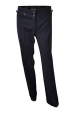 Load image into Gallery viewer, DOLCE &amp; GABBANA Black Tailored Straight Leg Trousers (IT 38)-Dolce &amp; Gabbana-The Freperie
