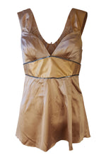 Load image into Gallery viewer, DOLCE &amp; GABBANA Silk Mix Vintage Style Camisole (L)-Dolce &amp; Gabbana-The Freperie
