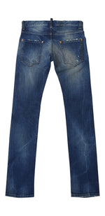 Load image into Gallery viewer, DSQUARED2 Men&#39;s Straight leg distressed Skinny Jeans (W32 L36)-DSquared2-The Freperie
