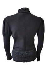Load image into Gallery viewer, D EXTERIOR Black Wool Jacket (S)-D Exterior-The Freperie