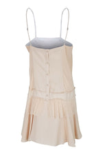 Load image into Gallery viewer, EDUN Silk Lace Trim Cami Dress (M)-Edun-The Freperie