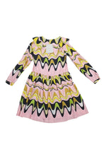 Load image into Gallery viewer, EMILIO PUCCI Silk Blend Long Sleeved Twill Dress (10 Years)-The Freperie
