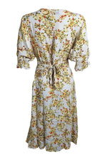 Load image into Gallery viewer, FAITHFULL THE BRAND Off White Goldie Floral Rafa Midi Dress (AU 8 | US 4 | UK 4)-The Freperie