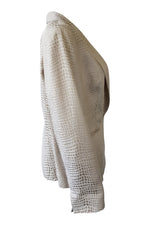 Load image into Gallery viewer, GERARD DAREL Cream Textured Jacket (UK 14)-Gerard Darel-The Freperie