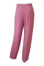 Load image into Gallery viewer, GIORGIO ARMANI Tailored Pink Straight Leg Trousers (38)-Giorgio Armani-The Freperie
