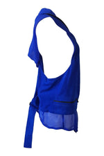 Load image into Gallery viewer, HAIDER ACKERMANN Watts Suede Hooded Waistcoat (IT 38)-Haider Ackermann-The Freperie