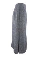Load image into Gallery viewer, HARDY AMIES Vintage Grey Wool A Line Skirt (10)-Hardy Amies-The Freperie