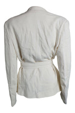 Load image into Gallery viewer, IRO Ecru Cleland Tie Waist Jacket (FR 42 | US 10 | UK 14)-The Freperie
