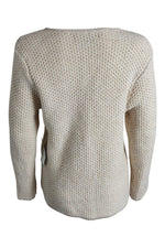 Load image into Gallery viewer, ISABEL MARANT Cotton Blend Crew Neck Cream Jumper (IT 44)-Isabel Marant-The Freperie
