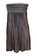 Load image into Gallery viewer, JASMINE DI MILO silk pleated Bustier dress (UK 8)-Jasmine Di Milo-The Freperie