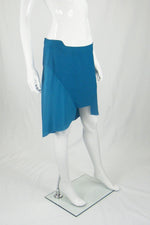 Load image into Gallery viewer, JUST CAVALLI Raw Hem Asymmetric Skirt (UK 10)-Just Cavalli-The Freperie