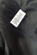 Load image into Gallery viewer, KATE SPADE Black Dashing Beauty Metallic Jacquard Faux Fur Trim Coat (US 0 | UK 4)-The Freperie