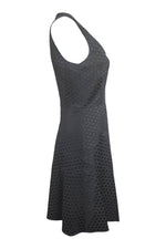 Load image into Gallery viewer, KATE SPADE Black Glitzy Ritzy Bakery Dot Jacquard Dress (US 2 | UK 6)-The Freperie