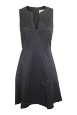 Load image into Gallery viewer, KATE SPADE Black Glitzy Ritzy Bakery Dot Jacquard Dress (US 2 | UK 6)-The Freperie