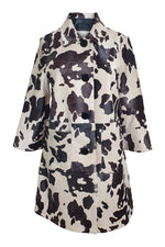 Load image into Gallery viewer, KATE SPADE Madison Avenue Tilda 100% Calf Leather Coat (US 2 | UK 6)-The Freperie