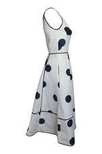 Load image into Gallery viewer, KATE SPADE New York White Madison Avenue Dee Dot Emmy Dress (US 00 | UK 4)-The Freperie