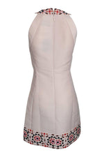 Load image into Gallery viewer, KATE SPADE Pearl Pink By The Pool Mosaic Embellished Shift Dress (US 0 | UK 6)-The Freperie