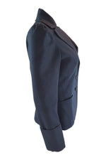 Load image into Gallery viewer, KENZO Women's Black Cotton Blend Blazer (FR 36)-Kenzo-The Freperie