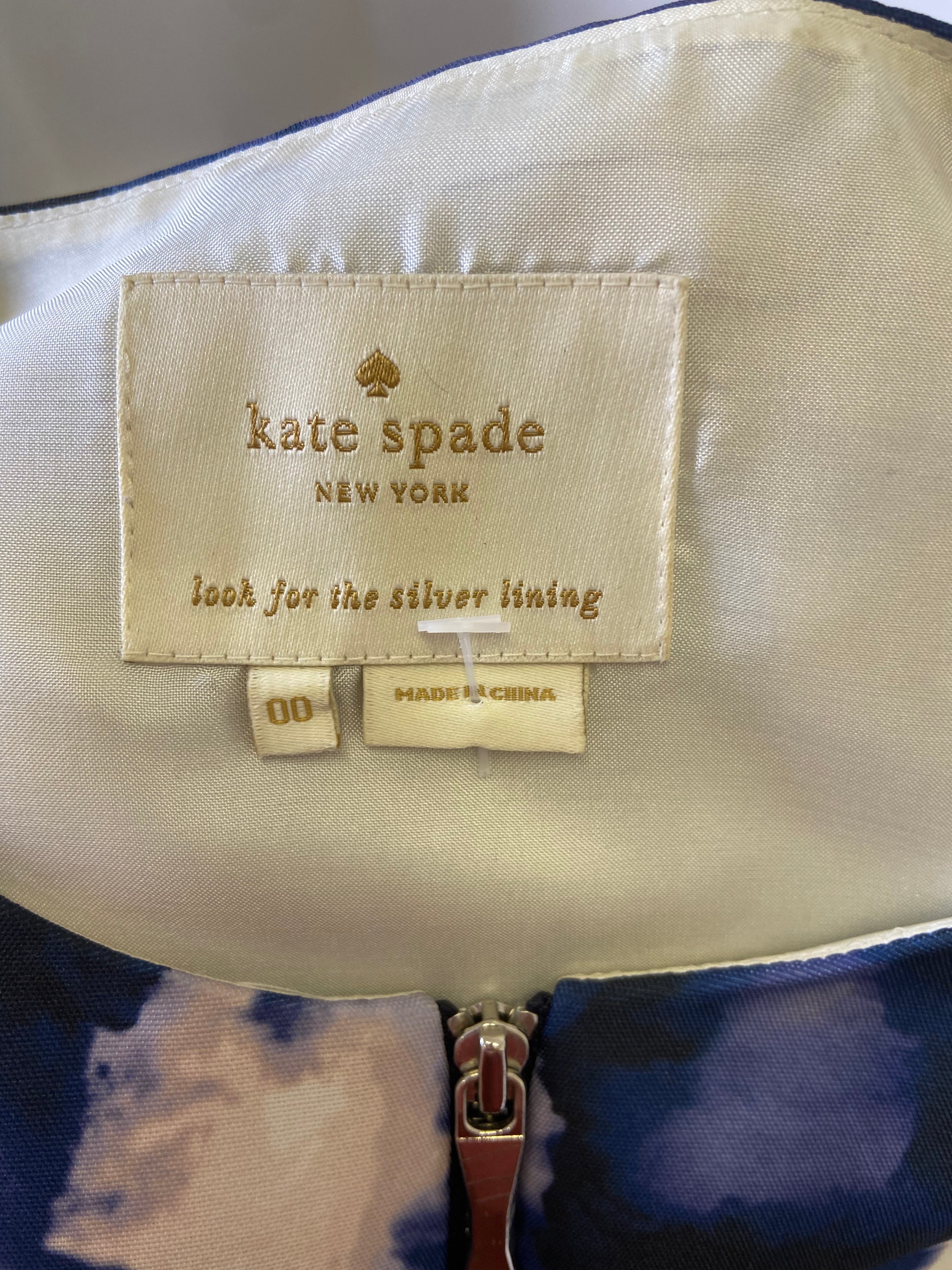 Kate Spade Joss Cloud Fit and Flare Mini Dress UK 4-6 | US 0-The Freperie