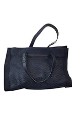 Load image into Gallery viewer, LANVIN Large Woven Black Straw Tote Bag-LANVIN-The Freperie