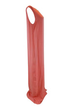 Load image into Gallery viewer, LANVIN Pink 100% Silk Sleeveless Robe Longue Maxi Shift Dress (T.40)-LANVIN-The Freperie