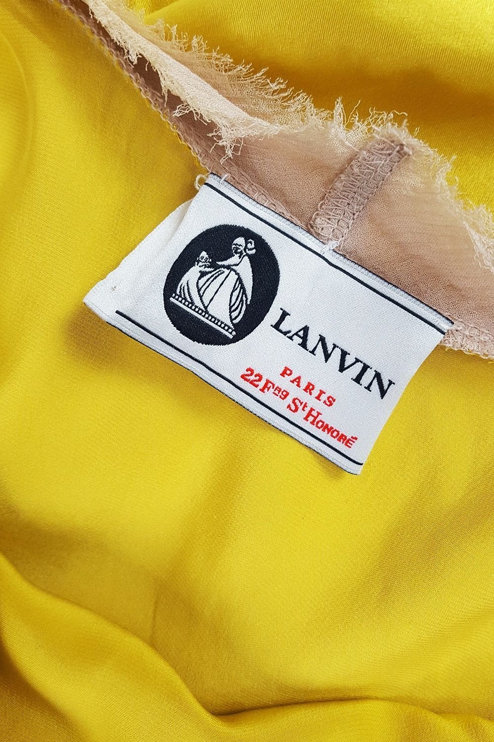LANVIN Vintage Silk and Cotton Dress (S)-LANVIN-The Freperie